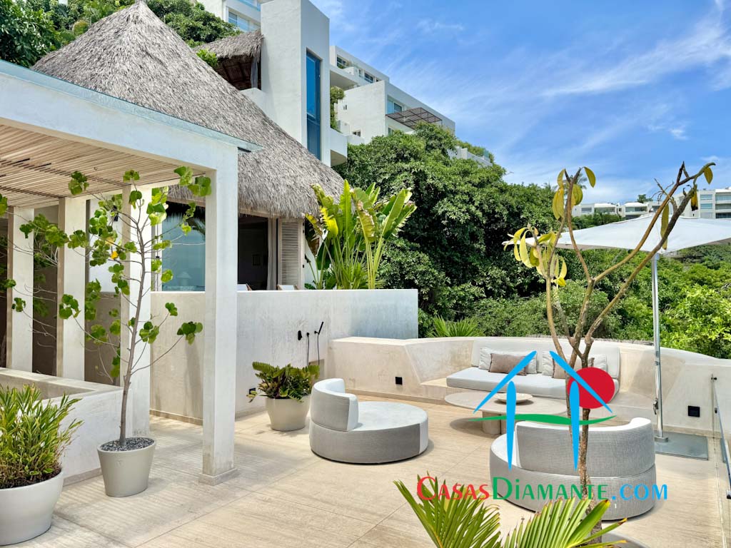 Real Diamante Del Mar Casa Palapas - Terraza en estancia 10